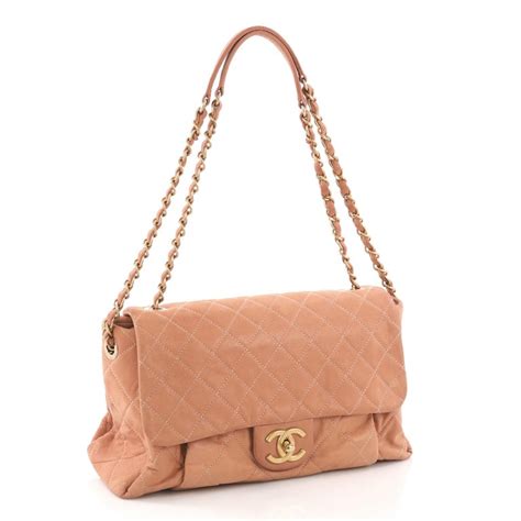 Chanel Coco Pleats Flap Bag Quilted Iridescent 